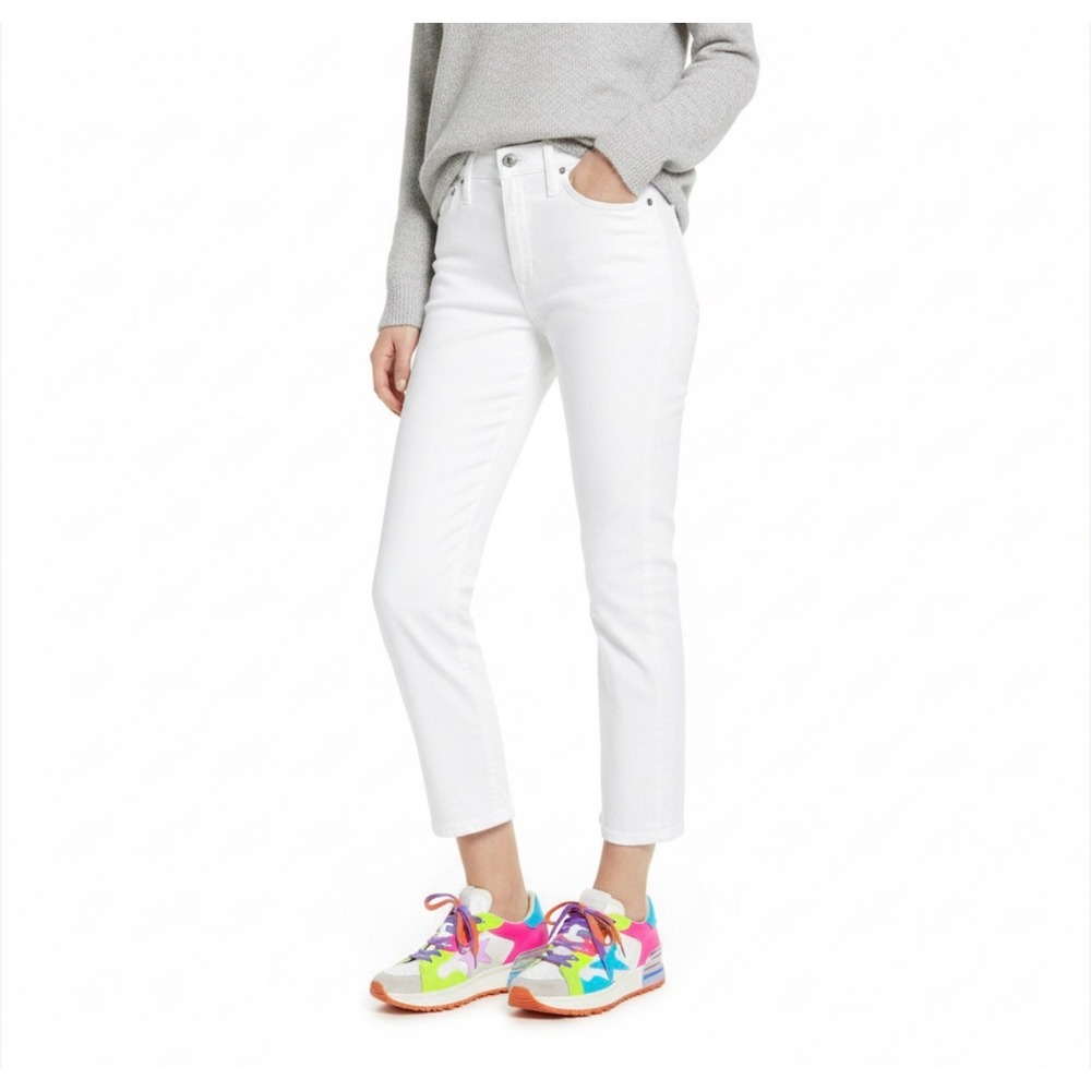 Edwin Jamie Boyfriend Mid Rise Straight. White Jeans 29 Denim NWT Quiet Luxury‎